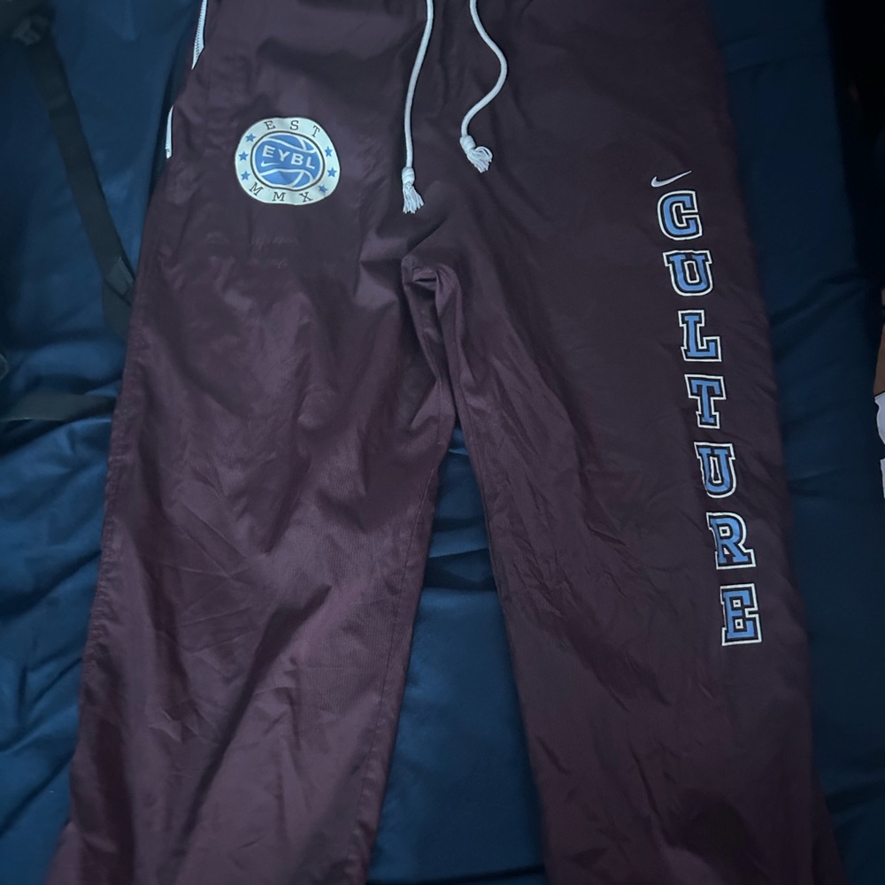 Nike EYBL Burgundy Culture Track Pants